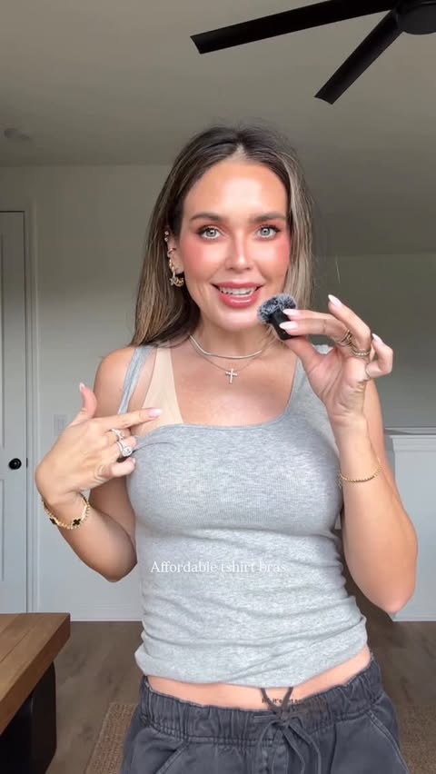 Instagram post by @nicolemasifilo for Popilush. Caption reads: Never met a bombshell bra I liked (in my 30’s- the....