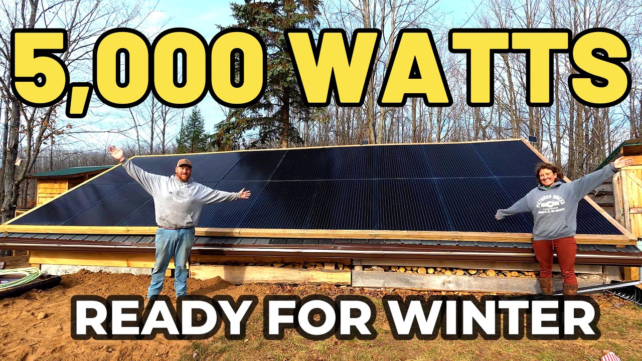 YouTube post by @OffgridwithJayandJen for Eufy. Caption reads: Winter Is Coming - Now We Are Ready For It.