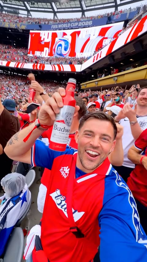 Instagram post by @giorgiorusso__ for Budweiser. Caption reads: [...] Thank you for the best experience....