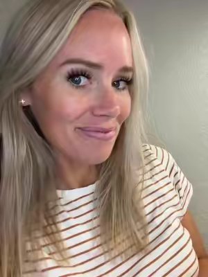 TikTok post by @knsingleton_ for FlutterHabit. Caption reads: [...] about. Lashes? Already done. 💁🏼‍♀️....