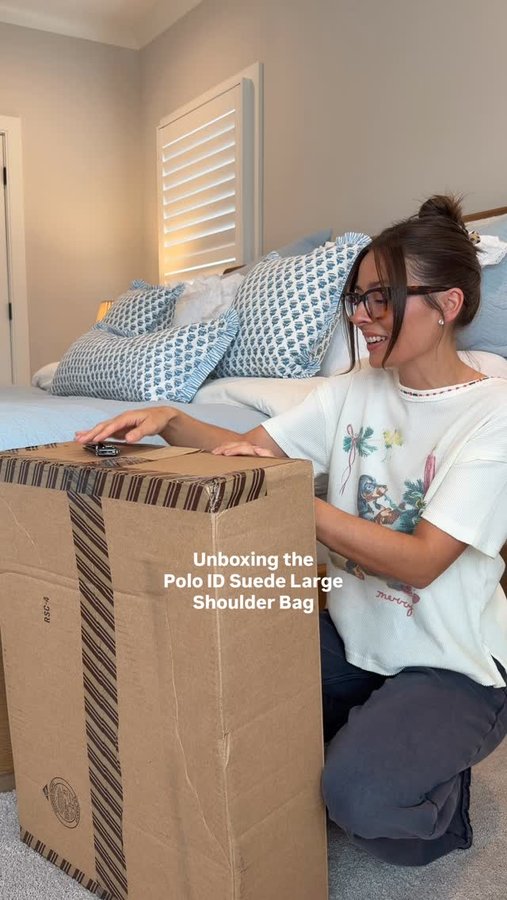 Instagram post by @truthfullycharlie for Ralph Lauren. Caption reads: when husband’s husband!!! unboxing the....