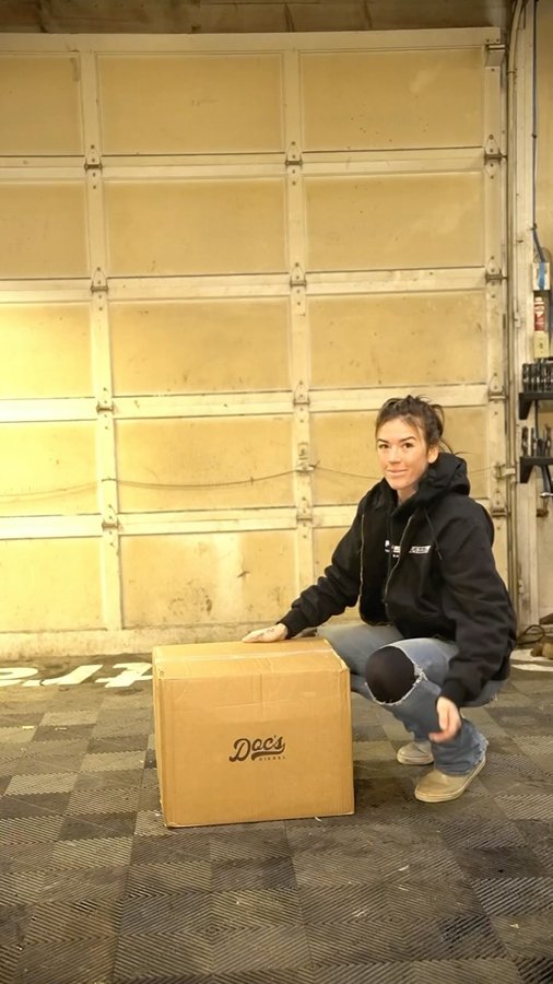 Instagram post by @whatthekelsieheck for Doc's Diesel. Caption reads: Getting ready for the long haul with....