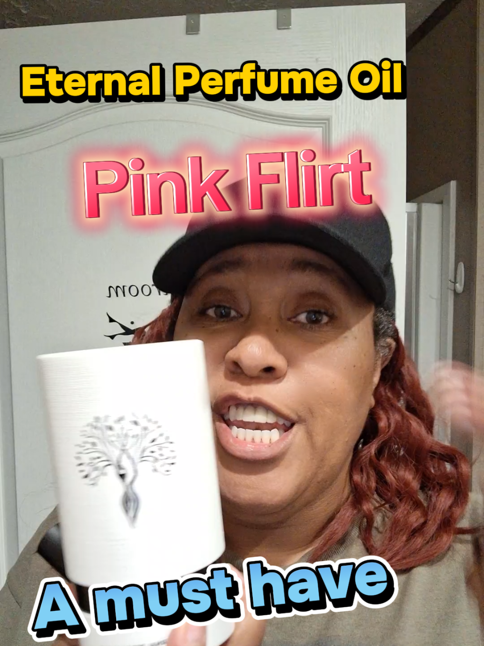 TikTok post by @lowandadavis2 for Eternal Perfume Oils. Caption reads: @Eternal Perfume Oils pink Flirt #lowandad [...].