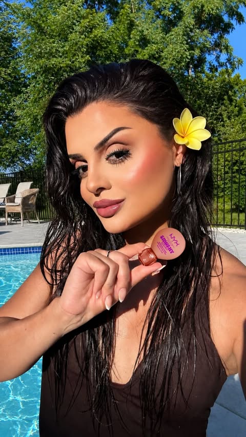 Instagram post by @fontana for NYX Professional Makeup Nordics. Caption reads: Advertisement for @nyxcosmeticsnordics • Summer....