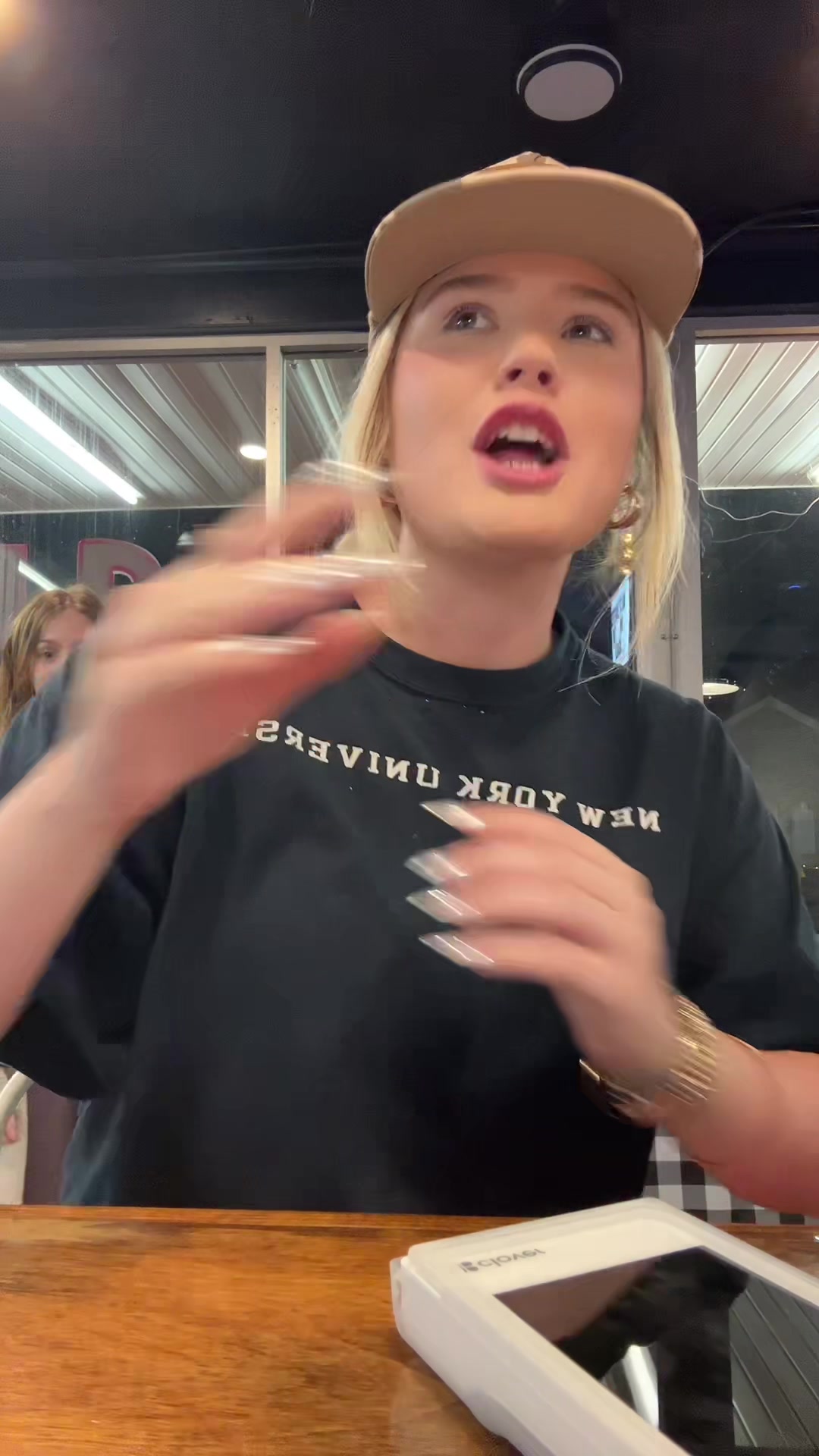 TikTok post by @crunchymomsourdough for Final Boss Sour. Caption reads: Sour candy at work @finalbosssour #work #candyshop....