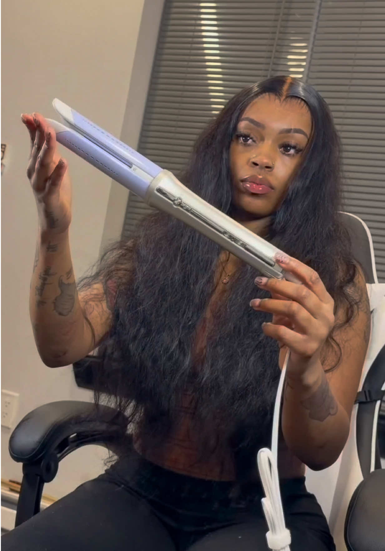 TikTok post by an influencer for SHEGLAM. Caption reads: We Making Beauty Easier With sheglam airflow pro🥰....