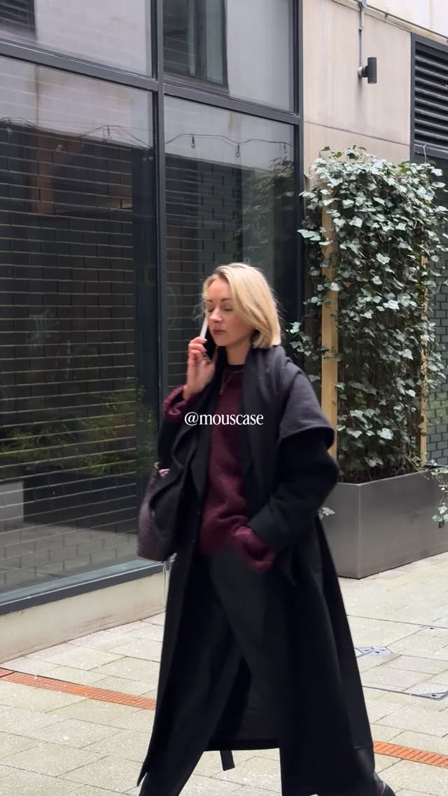 Instagram post by @georgiarhianne__ for Mous. Caption reads: [...] you love. Protection you actually trust.....