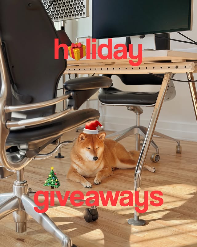 Instagram post by @adenwang for HOTO Tools. Caption reads: This holiday I’m partnering with a few brands to....