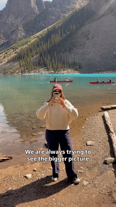 Instagram post by @bbbingss for Google Pixel. Caption reads: [...] the Banff area in Canada with my....