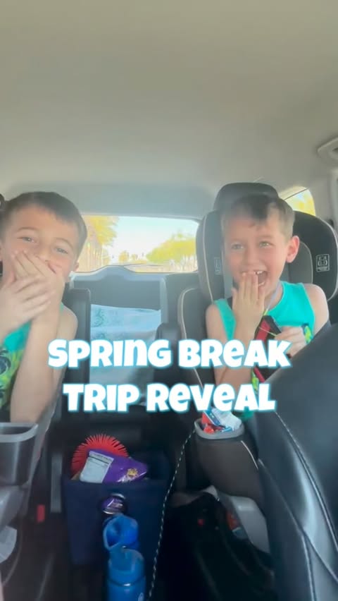 Instagram post by @magicfamilyadventures for MomSelect. Caption reads: We pulled off the BIGGEST surprise for our kiddos....