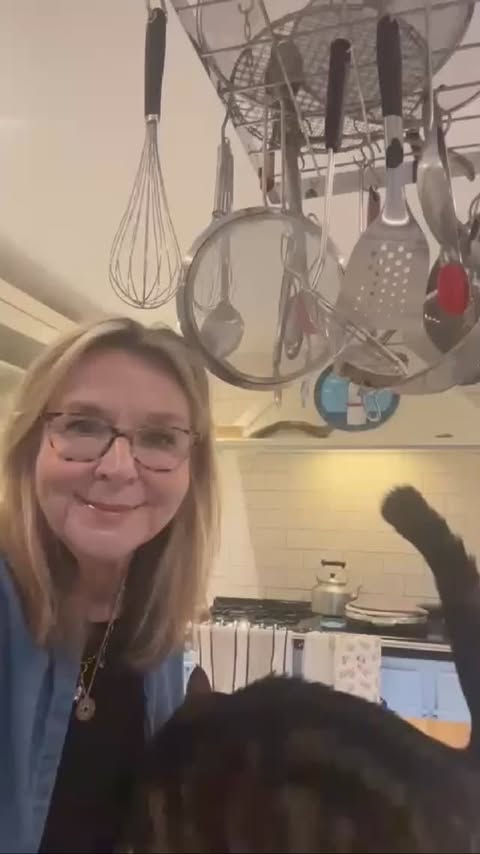 Instagram post by @fernbritton for KatKin. Caption reads: [...] food she used to love, so we are trying....