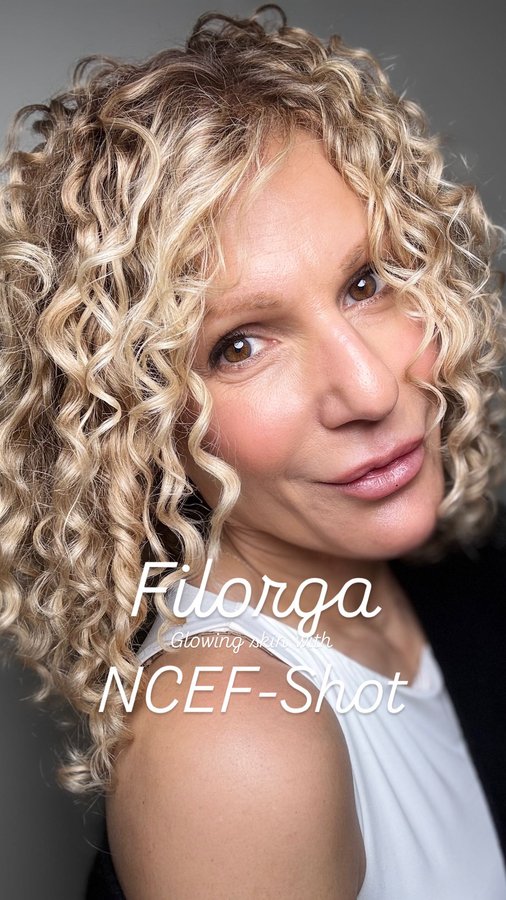 Instagram post by @lisatandthecity for Filorga. Caption reads: [...] or right before a big event! Shop....
