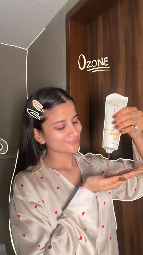Instagram post by @thegaurisharma__ for Ozone Ayurvedics. Caption reads: *Use Code: “ GAURIGEO10 “* POV: You stepped out in....