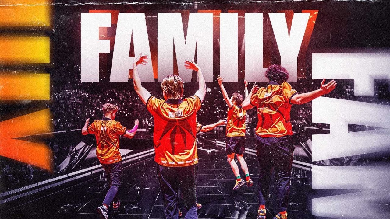 YouTube post by @fnaticvalorant for Blacklyte. Caption reads: How Our 25' Season Came To An End - Champs Vlog....