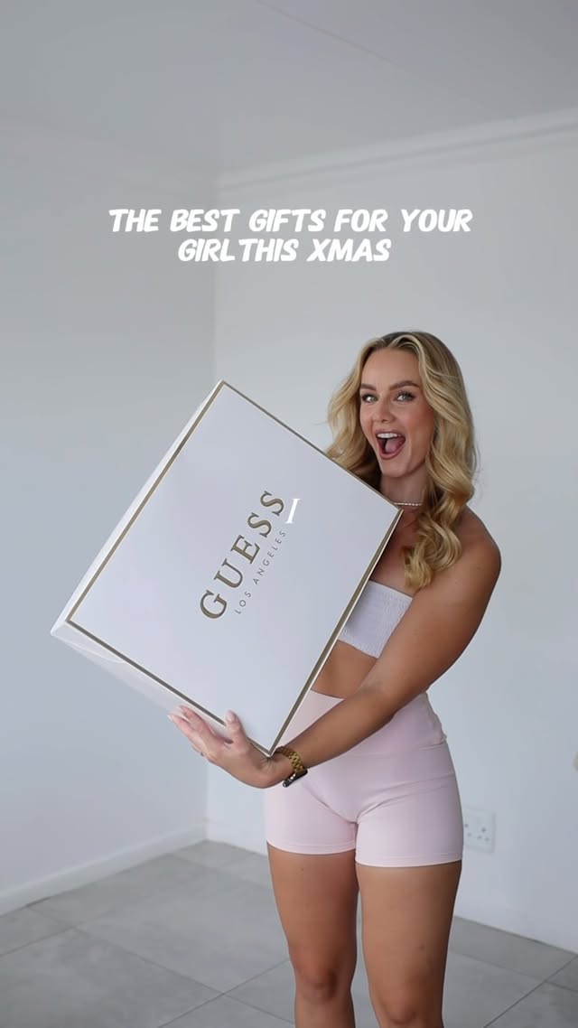 Instagram post by @sayla.thompson for GUESS. Caption reads: [...] I am today. Happy Women’s Month. 🤍....
