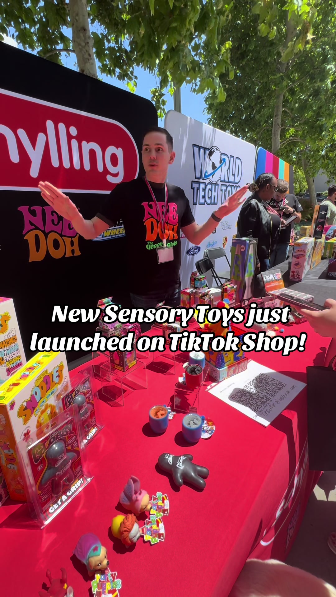 TikTok post by @thesaltysheps for Schylling Inc.. Caption reads: New sensory toys have officially launched on....