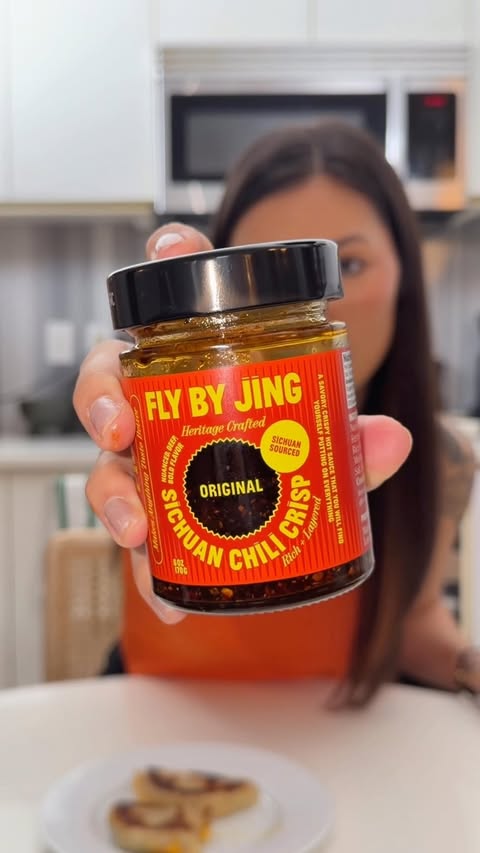 Instagram post by @itskaseycoffey for FLY BY JING. Caption reads: [...] itskaseycoffey for 10% off 🥰🔥 #ad....