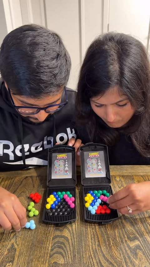 Instagram post by @playy.n.slayy for Educational Insights. Caption reads: Let’s play - Kanoodle Genius by....