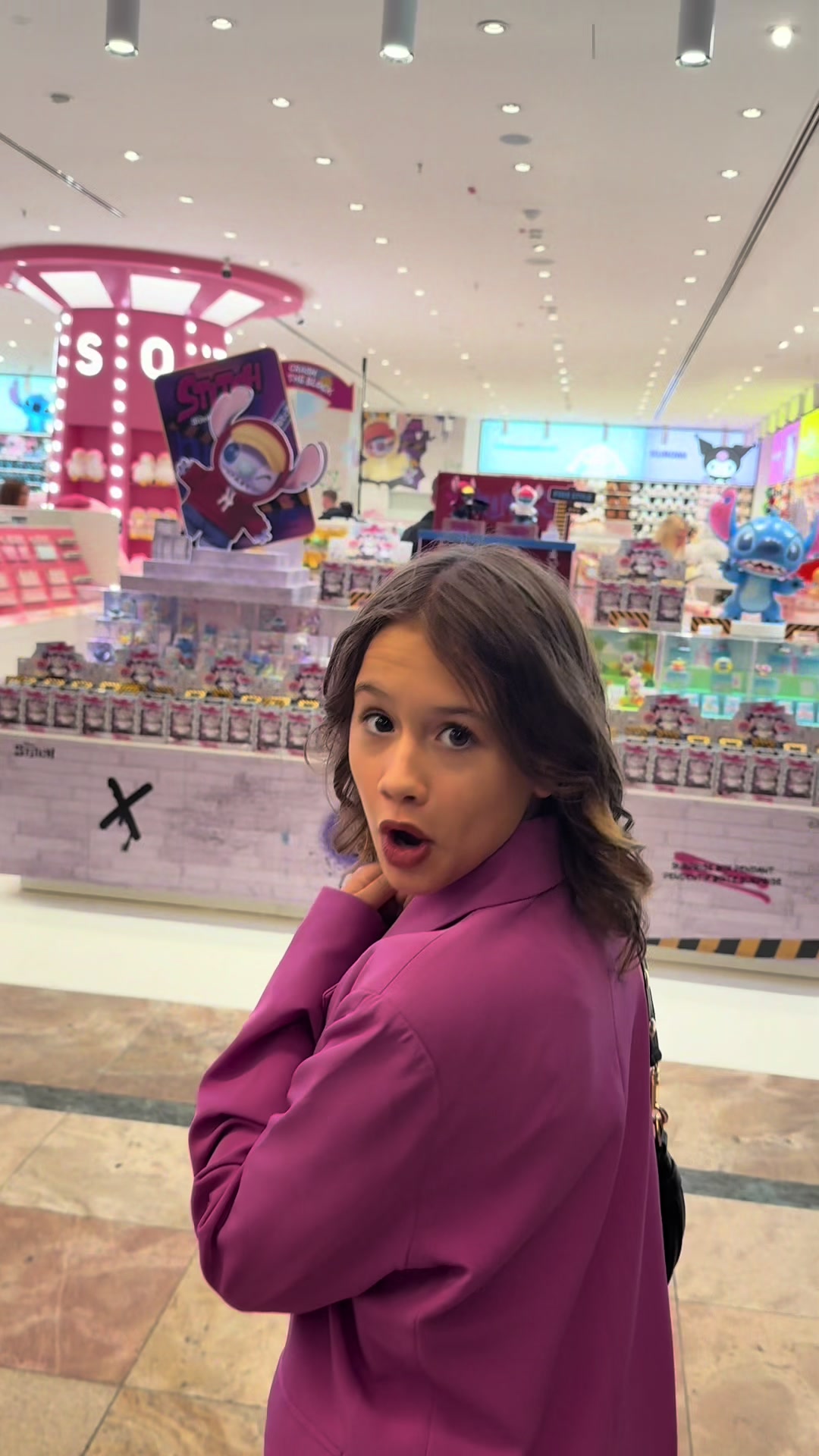 TikTok post by @zoeyhope.official for MINISO. Caption reads: Anzeige | Miniso Eröffnung in Oberhausen Centro.....