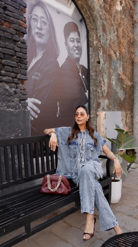 Instagram post by @swativatssa for Nykaa Fashion. Caption reads: Spent a beautiful afternoon at @thegatheringindia....