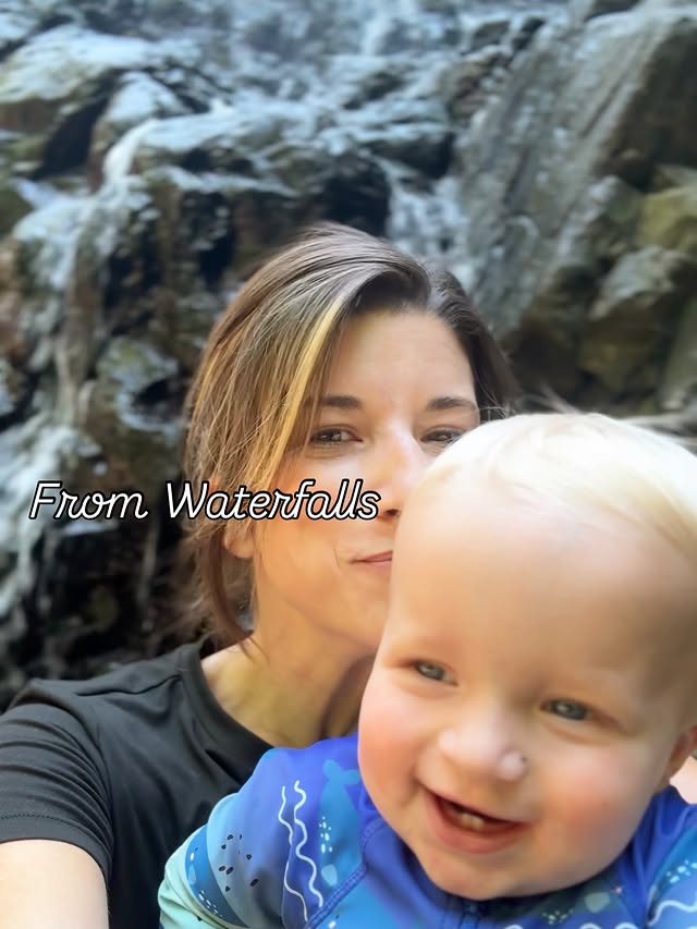 Instagram post by @tristatemama for Deux par Deux. Caption reads: @deuxpardeuxkids From water falls to water parks &....