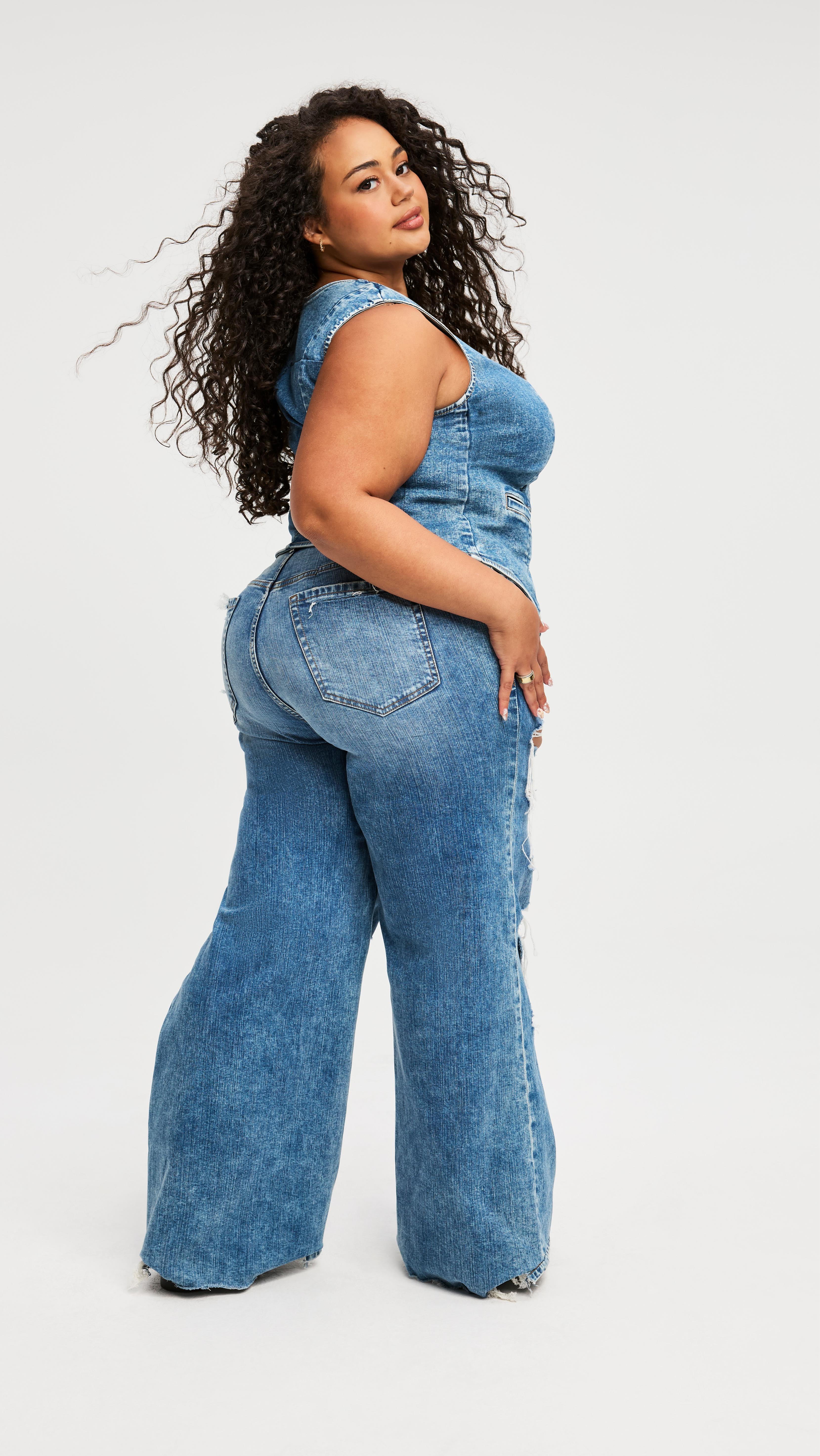 Instagram post by @phaithmontoya for Torrid. Caption reads: I’m in @torrid ‘s newest denim campaign 👖 ahhhh I....