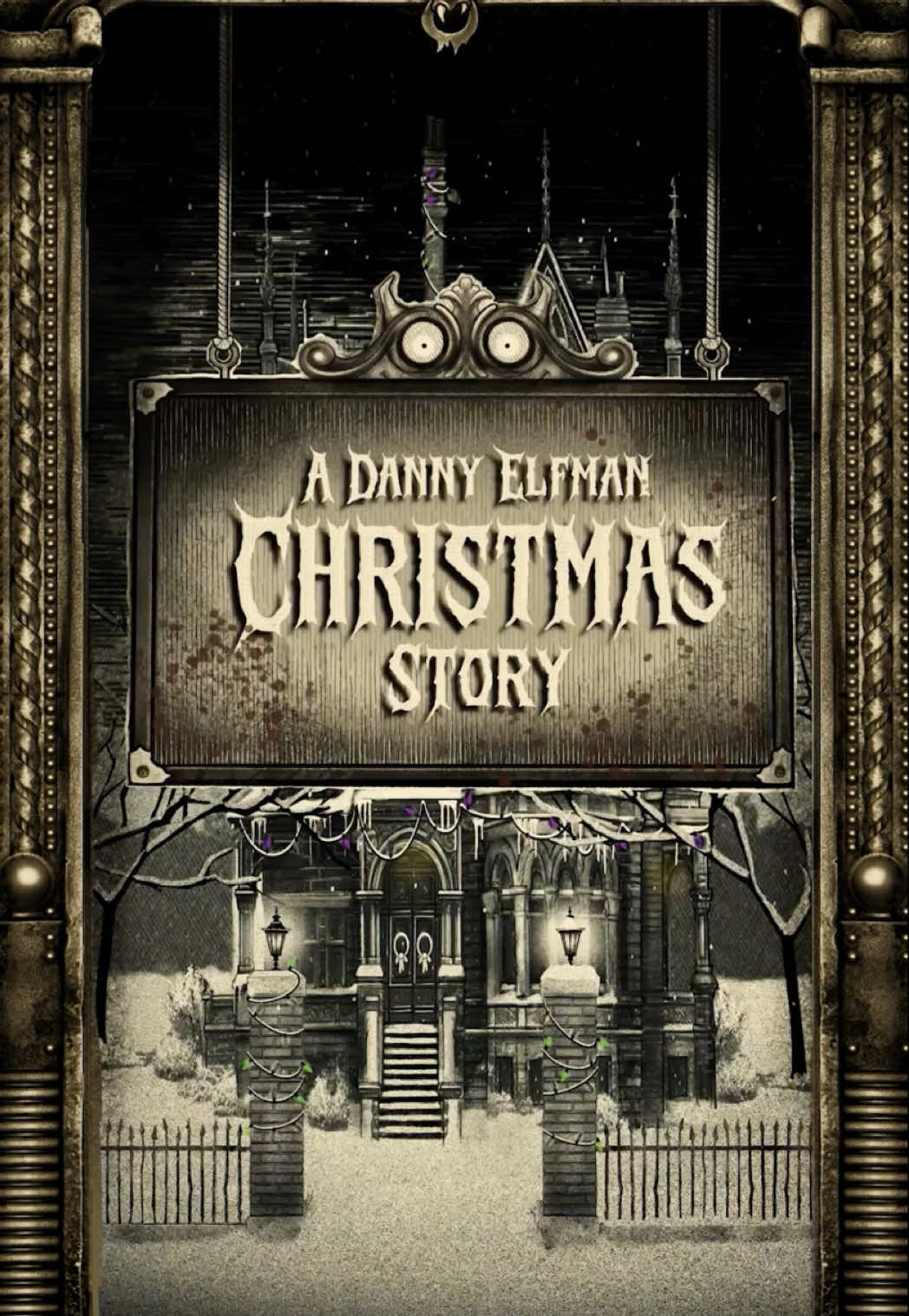 TikTok post by @dannyelfman for Procreate. Caption reads: Happy Halloween (and an early Merry Christmas)!....