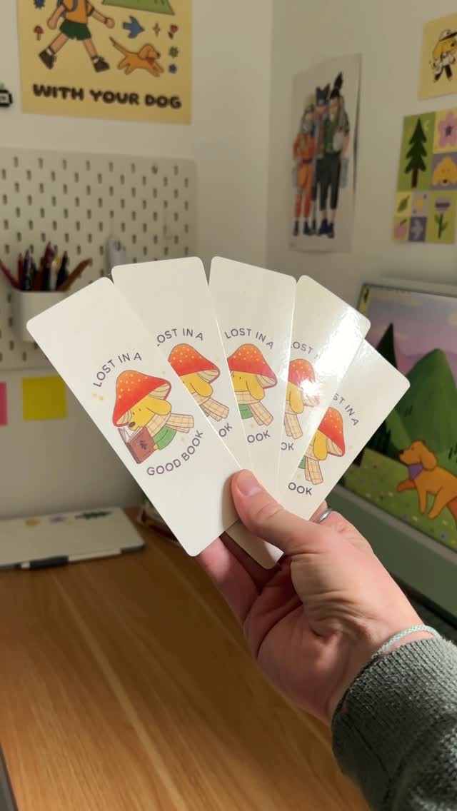 Instagram post by @konistudio for Kittl. Caption reads: Designing a new bookmark with @kittldesign....