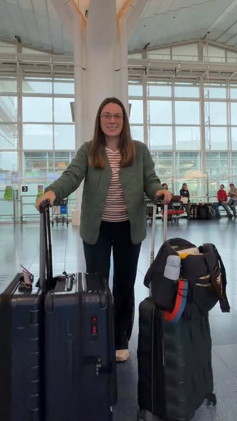 Instagram post by @her.atlas for Airalo. Caption reads: [...] app BEFORE your next trip!!
📱 APP —>....