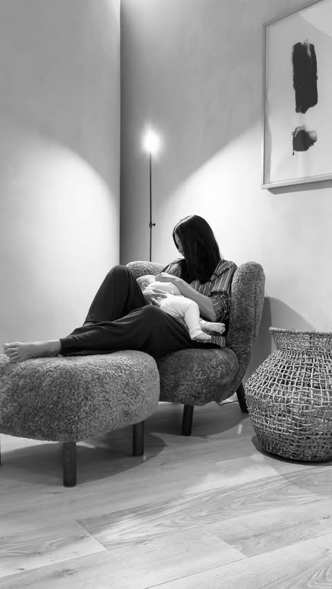 Instagram post by @danixmichelle for Coterie. Caption reads: [...] your baby is healthy happy and cozy @coterie....