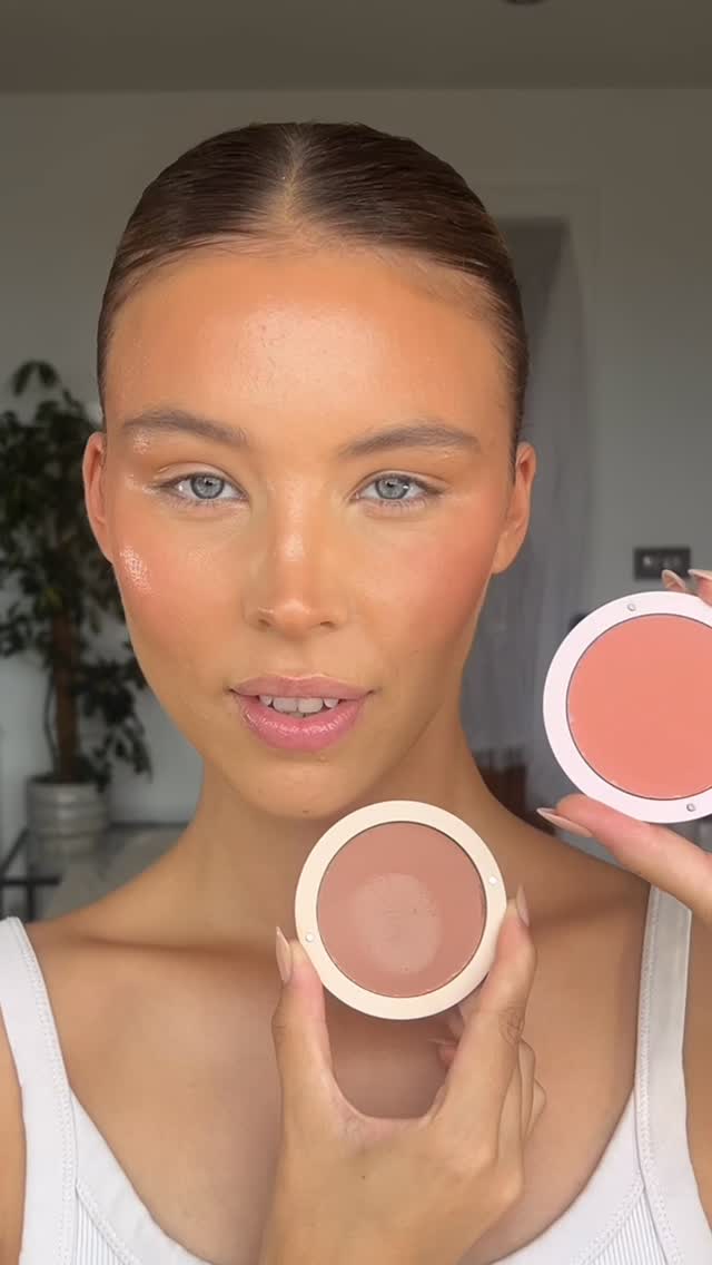 Instagram post by @charlottealbert.makeup for Annabelle Minerals. Caption reads: The perfect pairing for a sun-kissed glow. .....
