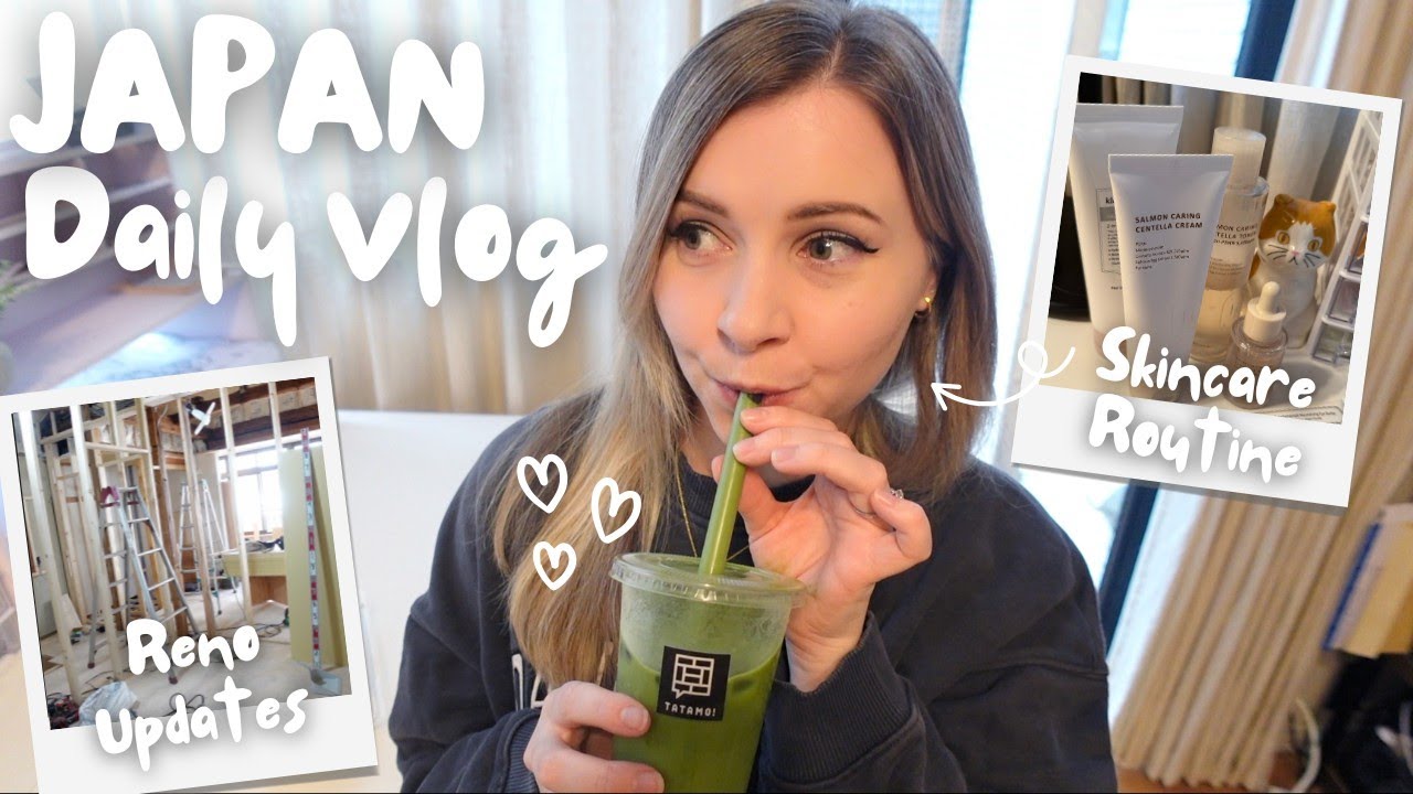 YouTube post by @sharlainjapan for Wishtrend. Caption reads: living in japan 🍵💕✨ house reno updates + my....