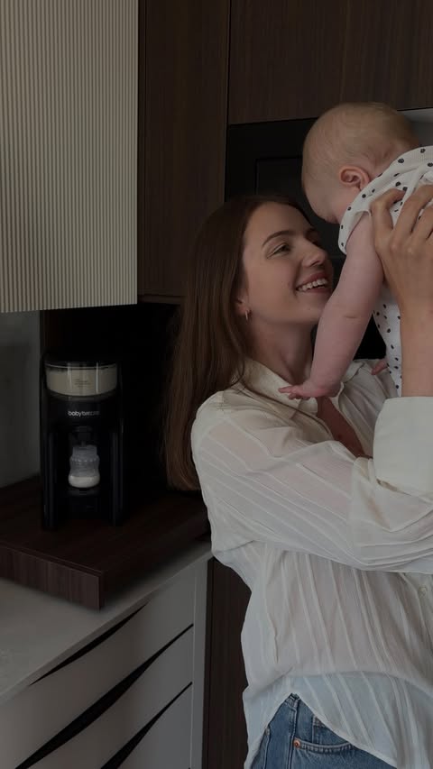 Instagram post by @zanetakepa for Baby Brezza. Caption reads: [...] po prostu ułatwiają codzienność.❤️ Baby....
