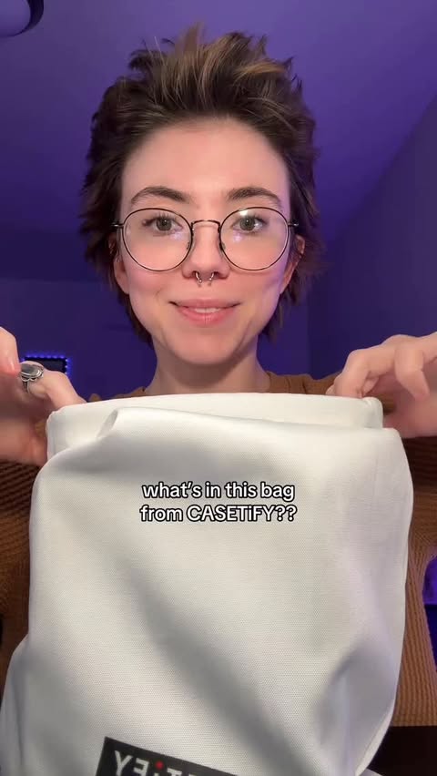 Instagram post by @reddnea for CASETiFY. Caption reads: customizable. practical. cute. literally the....