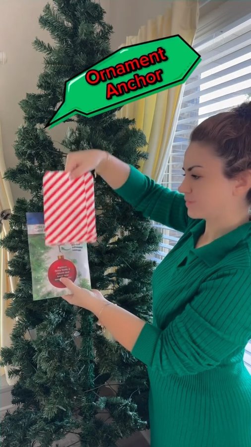 Instagram post by @2bebek1damla for Ornament Anchor. Caption reads: Secure your holiday magic with Ornament Anchor!....