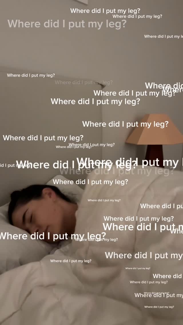 Instagram post by @jessicaemilyquinn for BraveFace. Caption reads: POV: Your partner falls asleep in 0.2 seconds and....