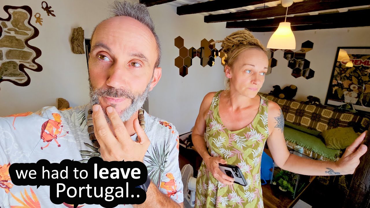 YouTube post by @theexPAWers for EcoFlow. Caption reads: IT'S SAD NEWS and WE HAD TO LEAVE our OFF GRID....