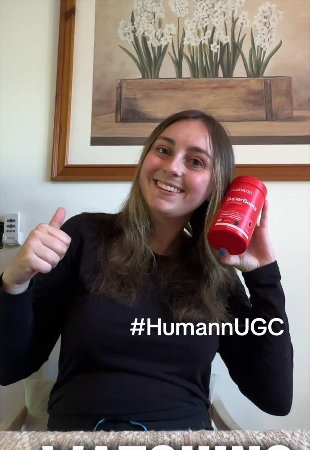 TikTok post by @catjck for Humann. Caption reads: This is my @livehumann SuperBeets heart gummies....