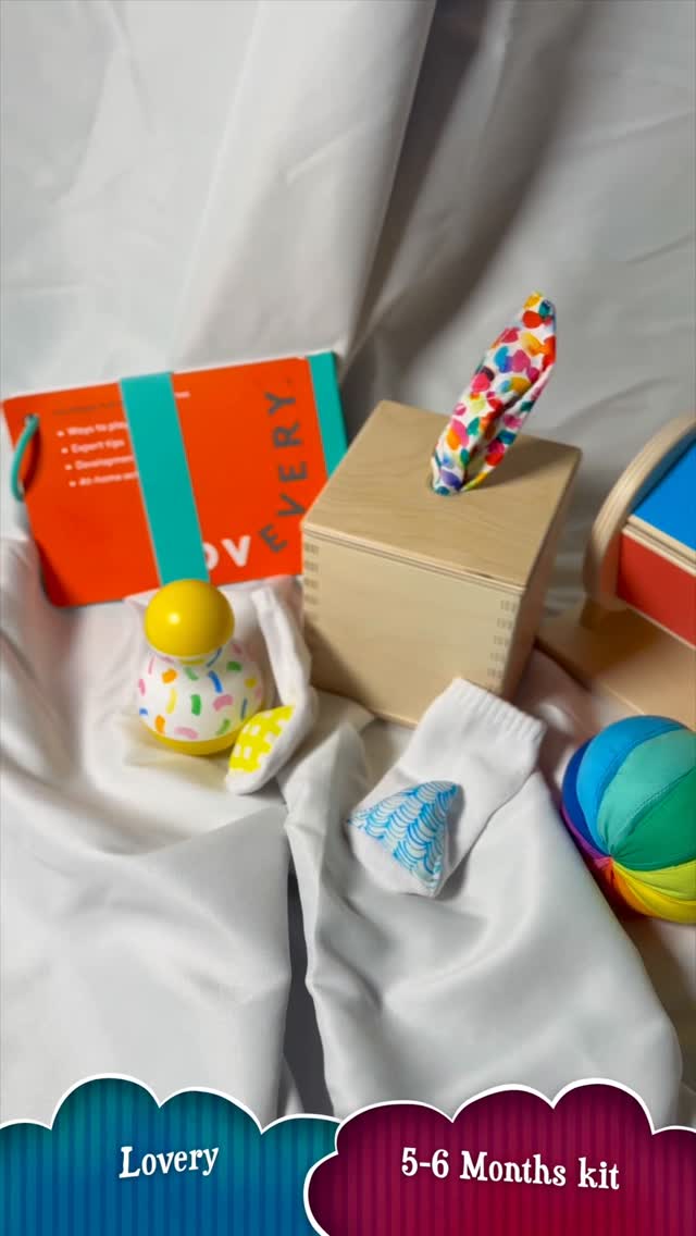 Instagram post by @rainesinthepnw for Lovevery. Caption reads: ✨ Tiny hands, big discoveries! #sponsored The....