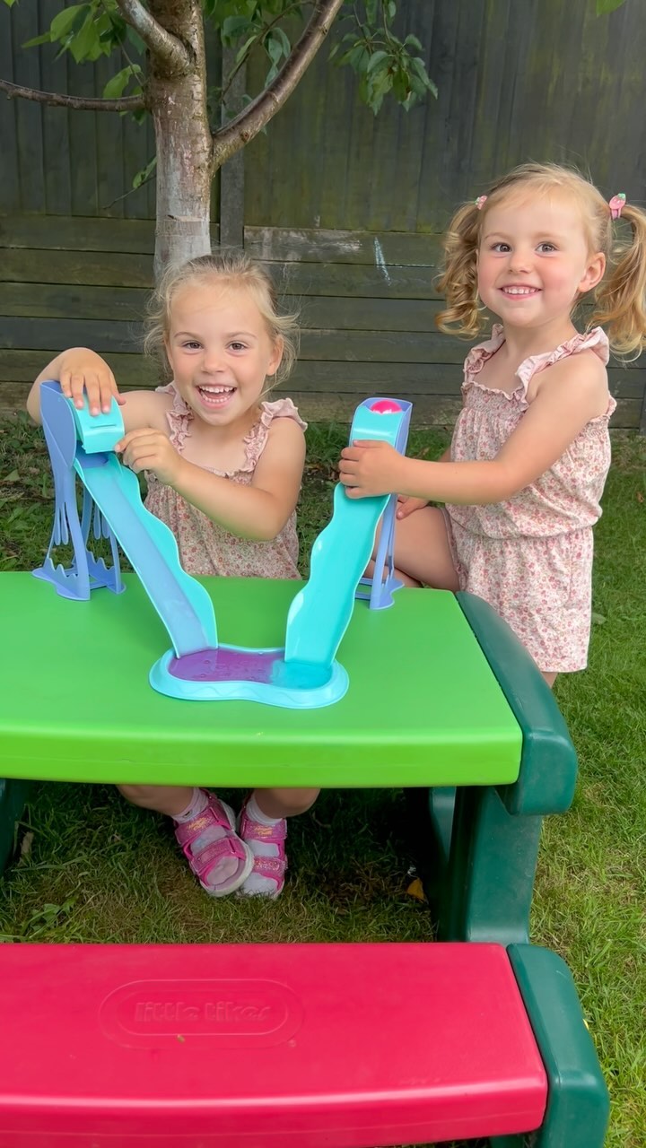 Instagram post by @mama_and_my_minis_ for CANAL TOYS. Caption reads: Slippery, Slimy Fun for Everyone 🐌

AD| Our girls....