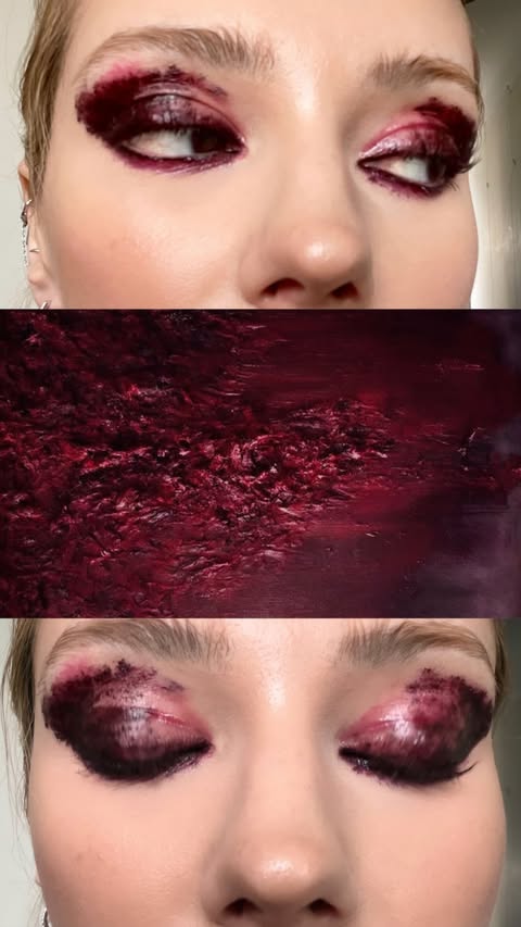 Instagram post by an influencer for Maybelline New York. Caption reads: ad. OUPS NOT AGAIN! #makeup #beauty....