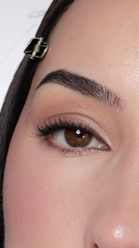 Instagram post by @ashleykaylamakeup for Natasha Denona Beauty. Caption reads: Soft nude eyeshadow look using....