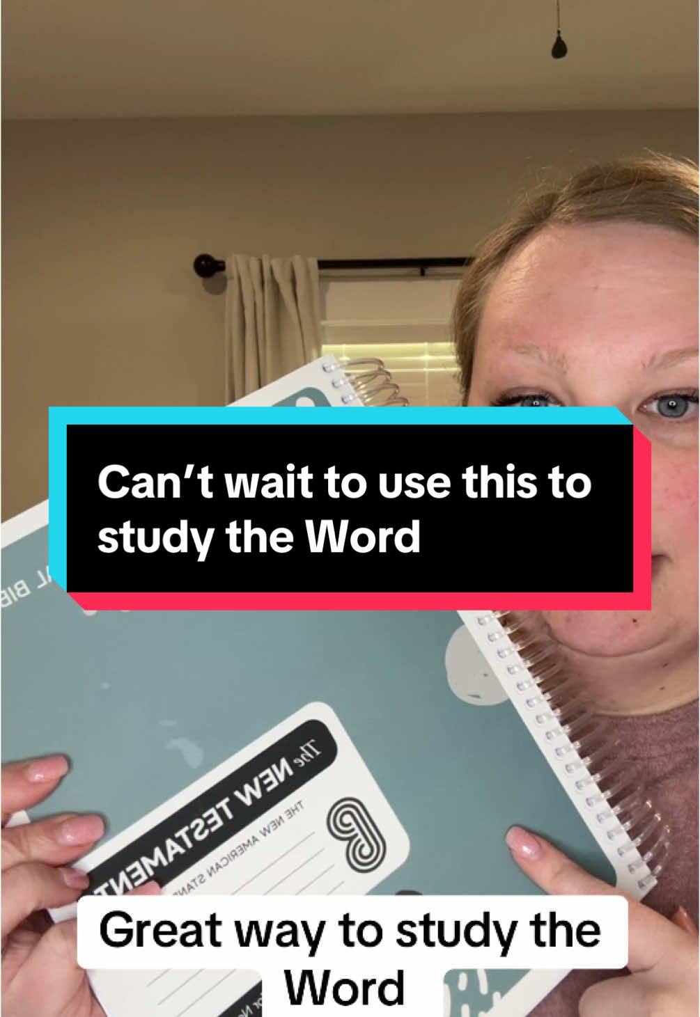 TikTok post by @sylvian2006 for Spiral Bible. Caption reads: [...] into the New Testament. #newtestament....