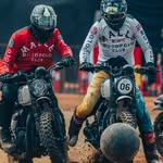 Instagram post by @padma_prasanth_05 for Royal Enfield. Caption reads: [...] first ever moto polo in India....