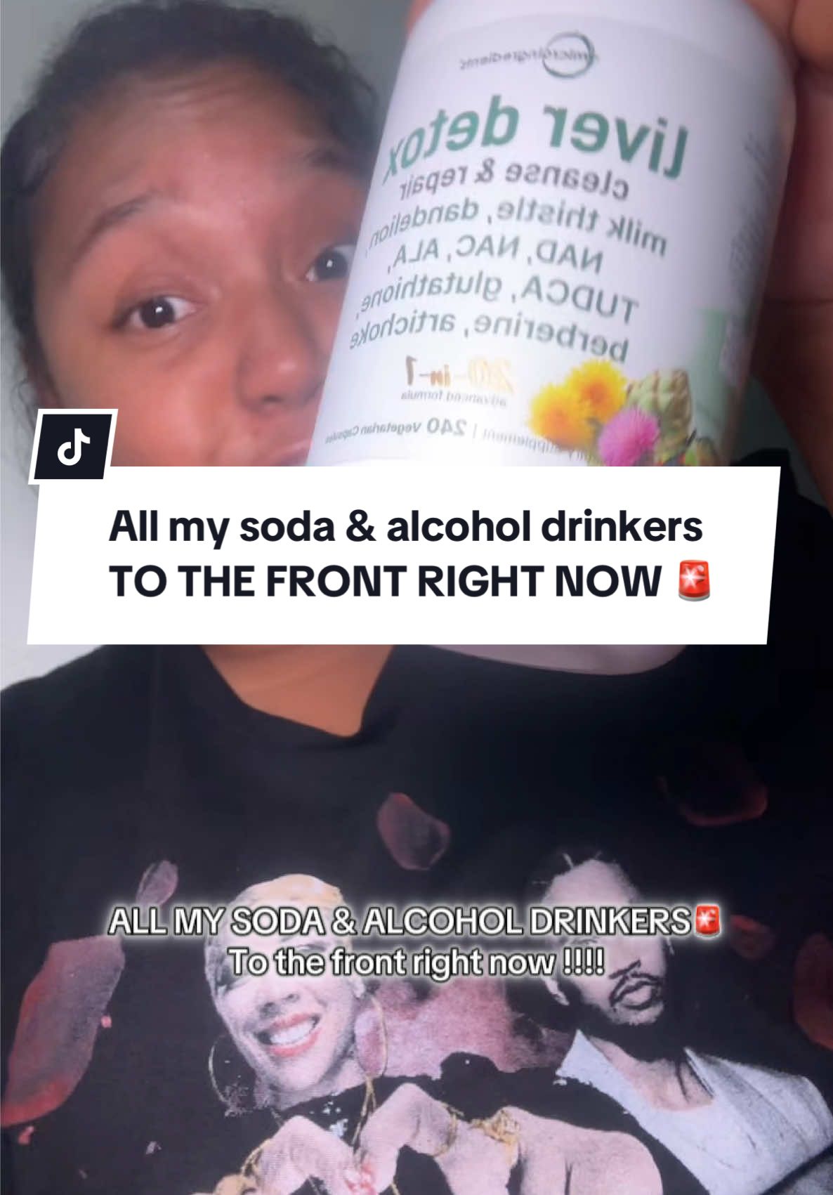TikTok post by @__quinones__ for Micro Ingredients. Caption reads: [...] cleanse and repair with @Micro Ingredients....