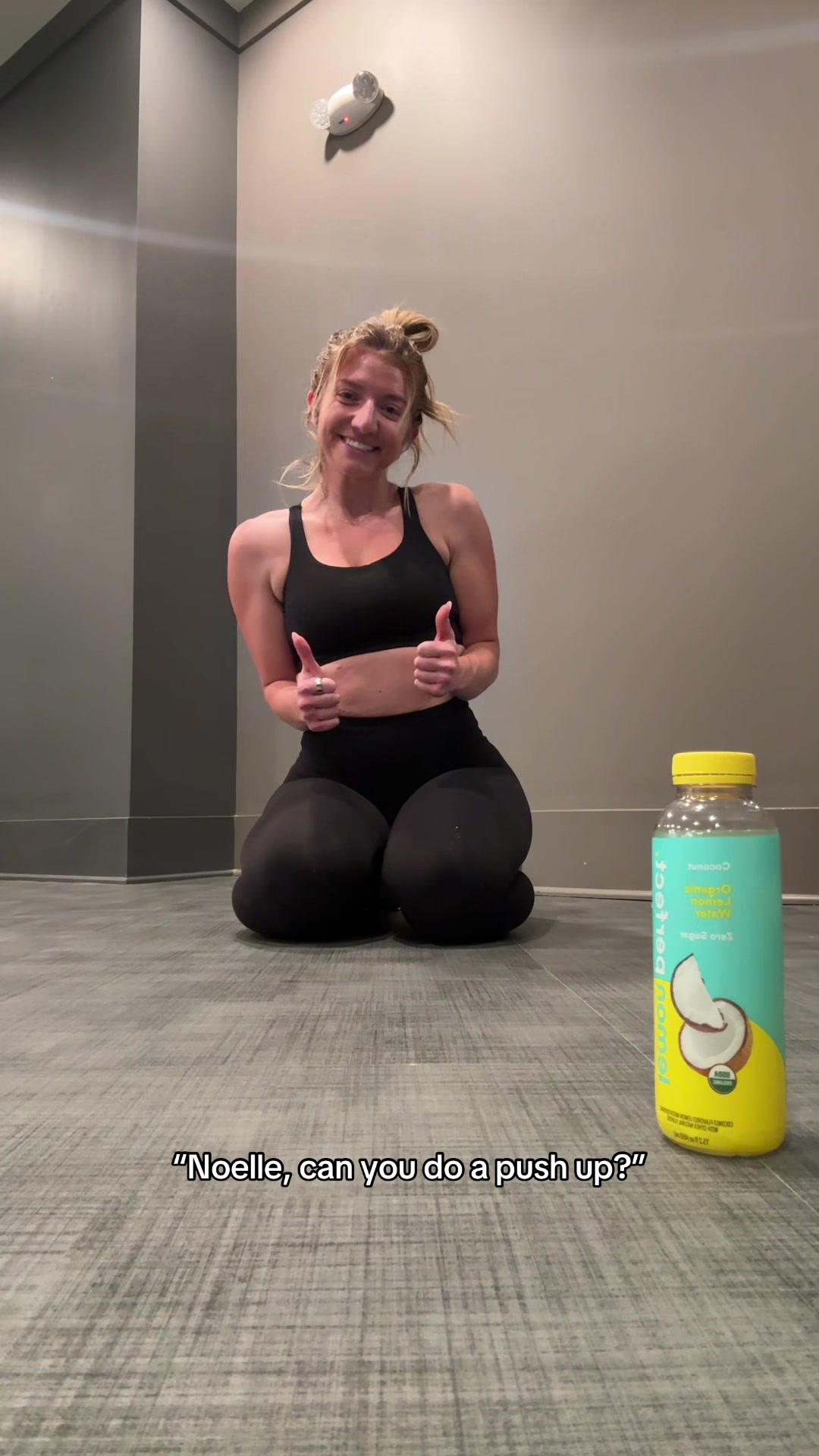 TikTok post by @noelle_asker for Lemon Perfect. Caption reads: [...] #TrustTheProcess #LemonWater @Lemon Perfect.