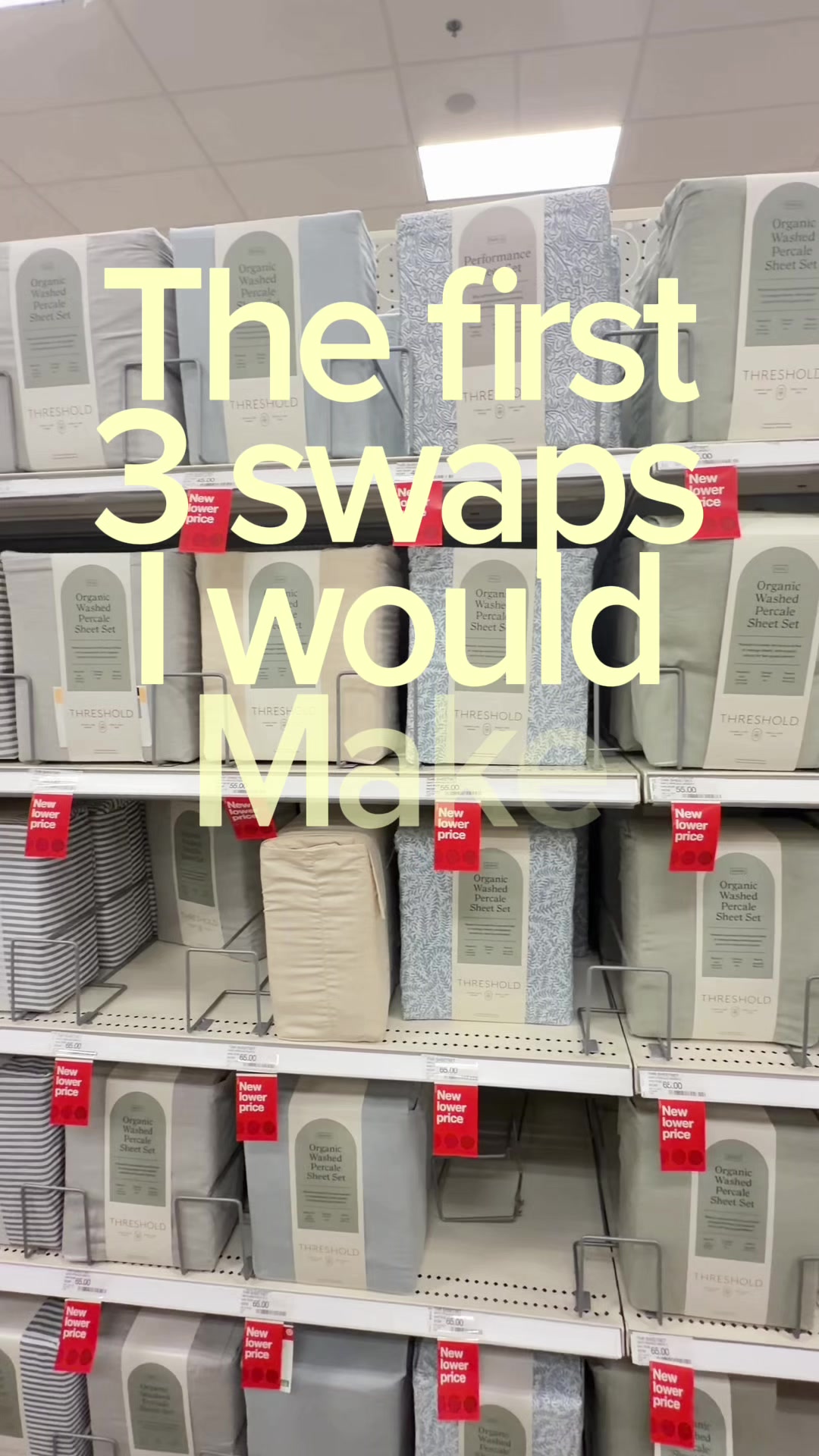 TikTok post by @simplycleanli for Blueland. Caption reads: [...] items I would recommend swapping. The....