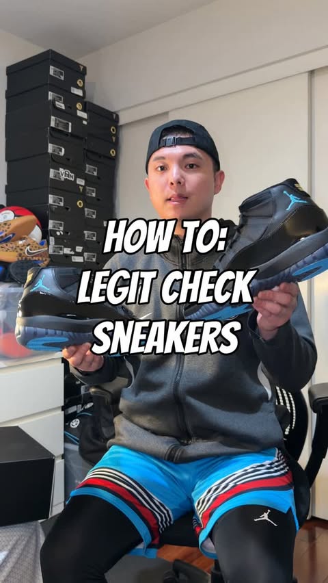 Instagram post by @dghoops for POIZON. Caption reads: POIZON offers free legit checks for ALL [...].