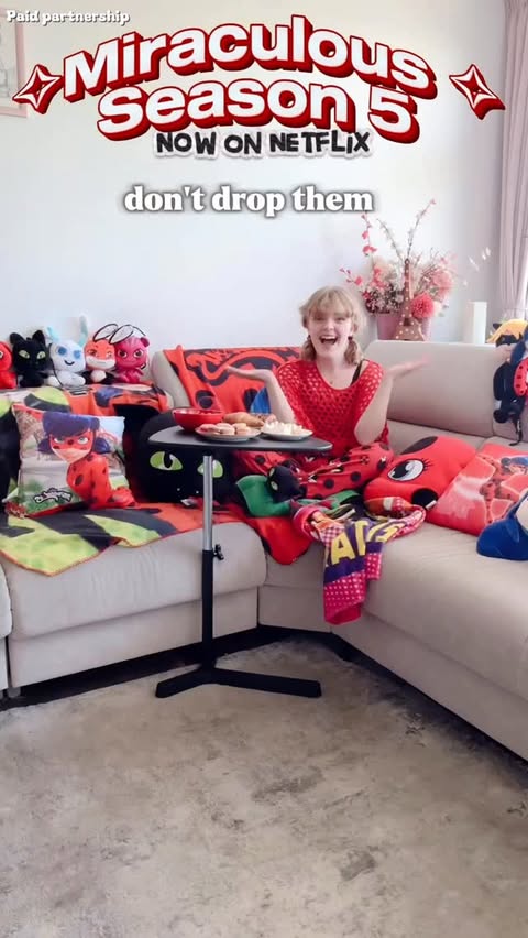 Instagram post by @akumatizedcamembert for Miraculous Ladybug. Caption reads: [...] #miraculousonnetflix #miraculousladybug.