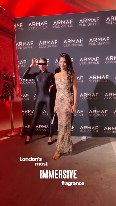 Instagram post by @aly_vdbroeck for Armaf. Caption reads: [...] every detail led up to the launch of ARMAF....